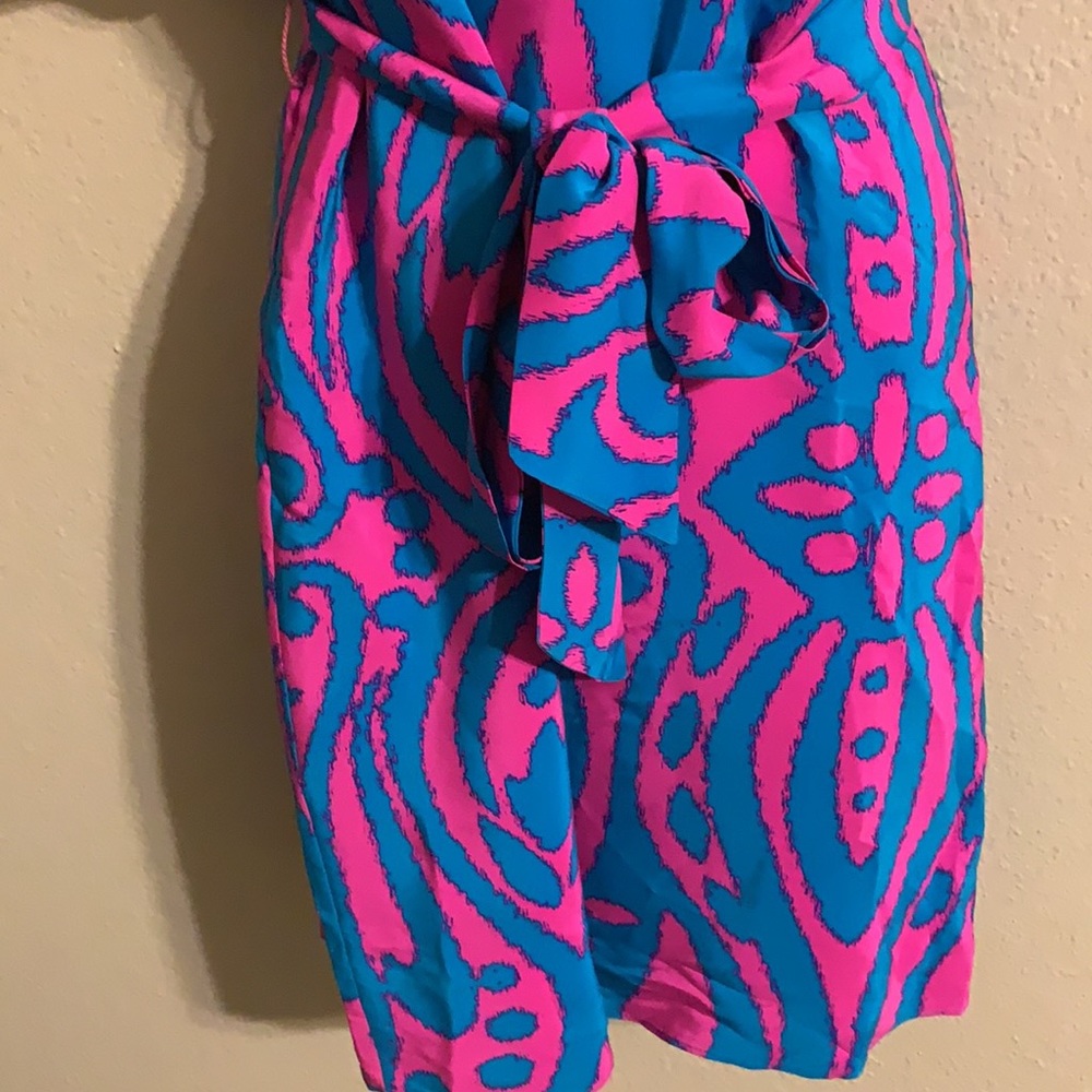 Alice & Trixie silk one shoulder dress XS - Picture 3 of 5